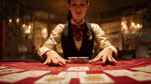 Dealer ao vivo no cassino JonBet